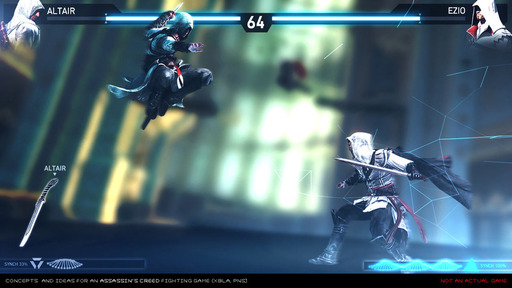 Новости - Фанатский концепт файтинга Assassin's Creed Duel.